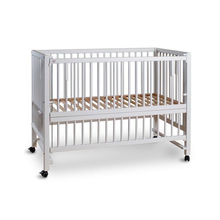 tiSsi® Hajo XXL Aanschuifbed & Wieg 120x60 cm – Wit Beukenhout by tiSsi ® Familie beginnt mit uns™