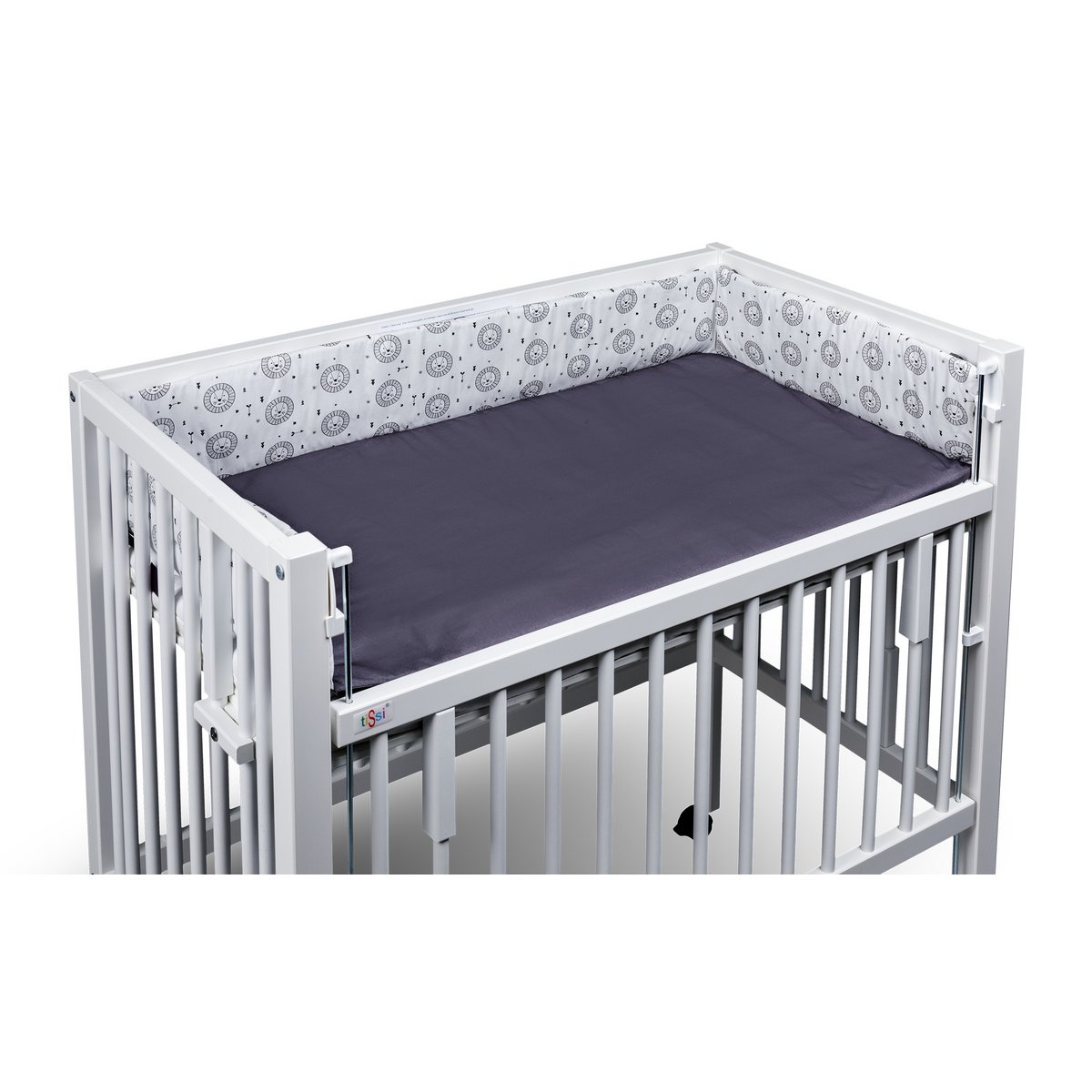 tiSsi® Sophie Bedinzet Aanbouwbed – Leeuw | 90x40 cm by tiSsi ® Familie beginnt mit uns™