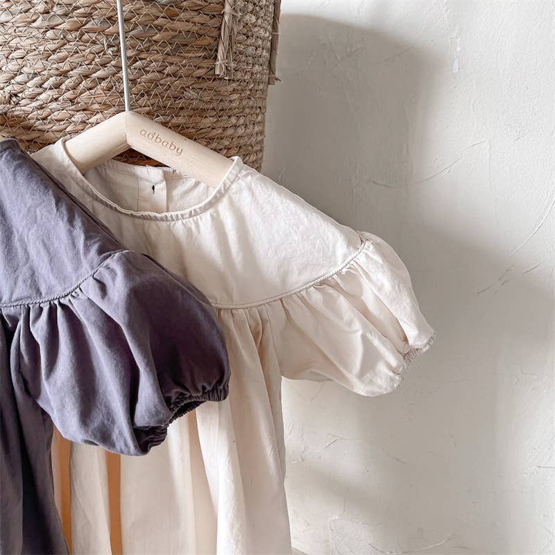 Annie & Charles® ELOISE Jurk – 100% Biologisch Katoen | Meisjes 12M–8J by Annie&Charles