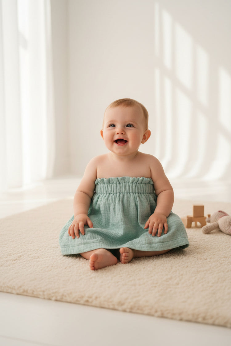 Rokje jersey dusty green