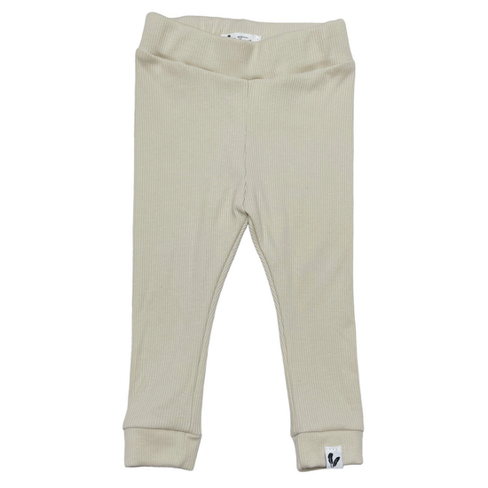 Broekje rib jersey natural beige - Esjalynn kids