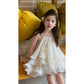 Romie Layered Pleated Ruffle Dress