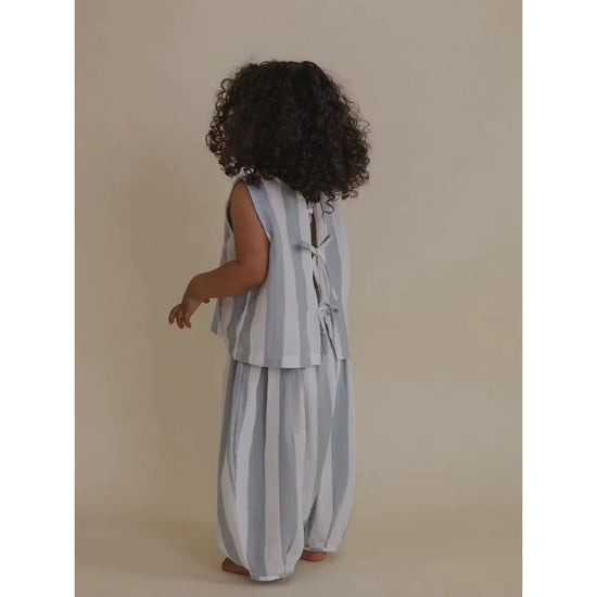 Stripe Ballon Set – Minimalistische Tweedelige Zomerset