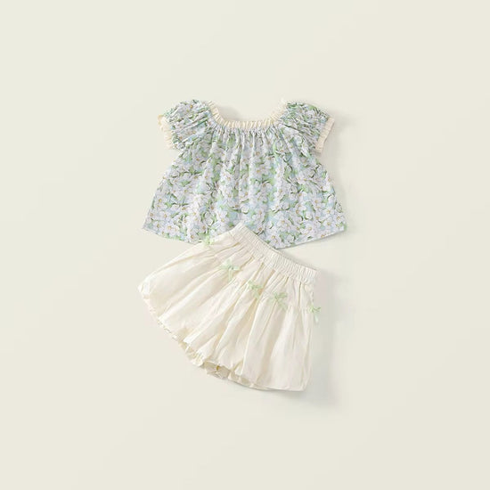 Floral Two-Piece Set – Elegante Set met Bloemenprint