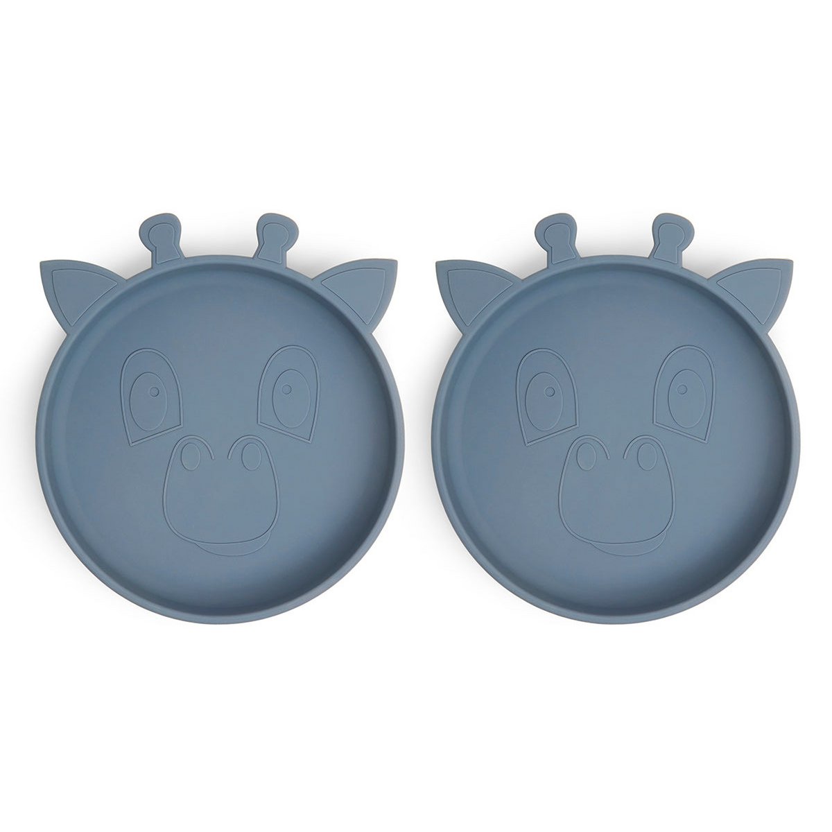 Akila Siliconen Bord Giraf 2-pack | LFGB | Bering Sea | Nuuroo by Nuuroo