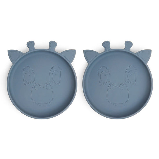 Akila Siliconen Bord Giraf 2-pack | LFGB | Bering Sea | Nuuroo by Nuuroo
