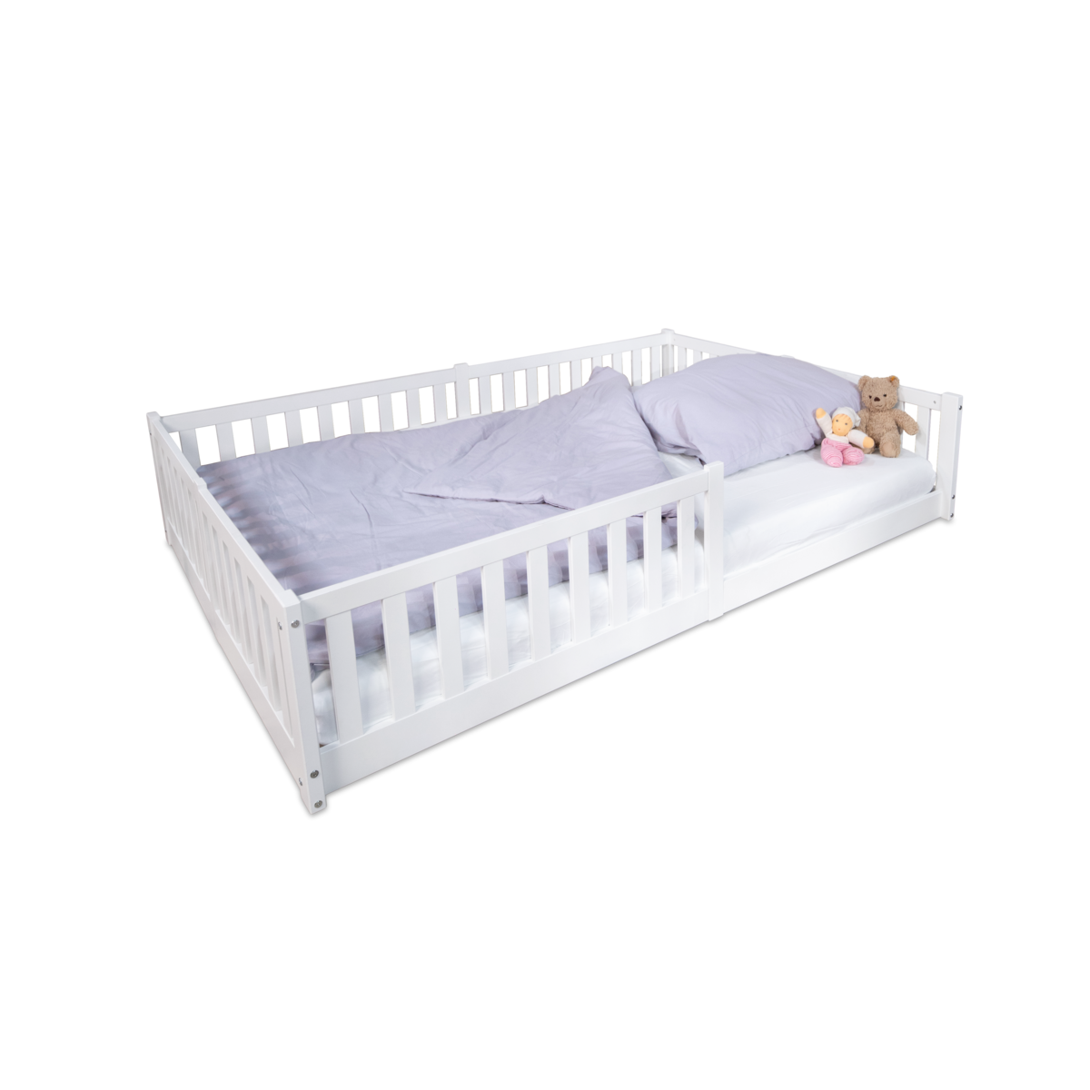 tiSsi® Enno Montessori Huisbed 140x200 cm – Wit Beukenhout by tiSsi ® Familie beginnt mit uns™