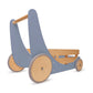 Kinderfeets 2-in-1 houten opbergkar & loopwagen - Slate Blue OP=OP