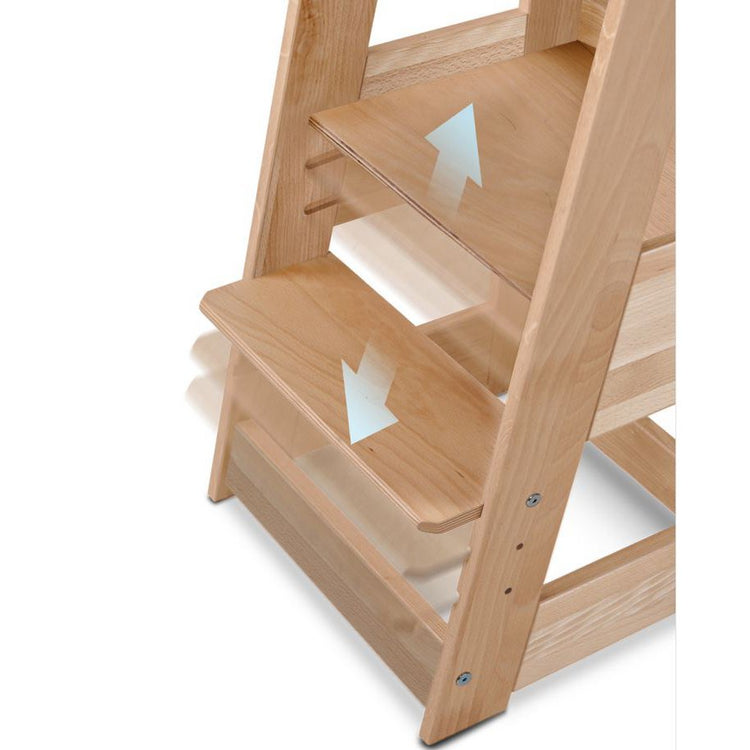 tiSsi® FELIX Leertoren voor Broers, Zussen & Tweelingen – Naturel Beukenhout by tiSsi ® Familie beginnt mit uns™