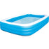 Bestway Blue Rectangular Familiezwembad 305x183x56cm | Opblaaszwembad voor het Gezin by Bestway