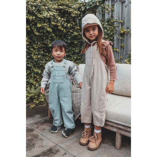 Onyx Dungaree – Oversized Tuinbroek in Katoen