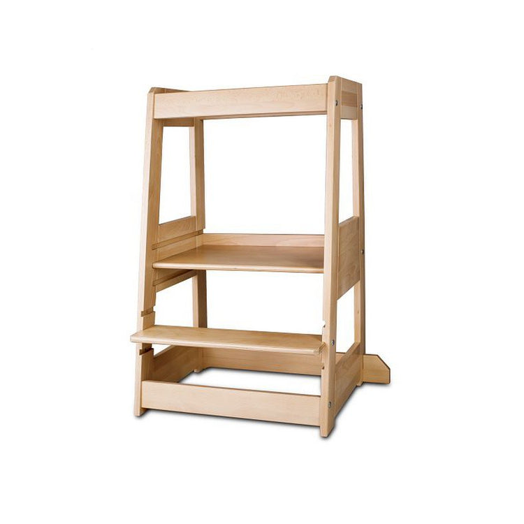tiSsi® FELIX Leertoren voor Broers, Zussen & Tweelingen – Naturel Beukenhout by tiSsi ® Familie beginnt mit uns™