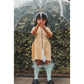 Sol Dress – Zacht Gebreide Jurk met Peter Pan-kraag