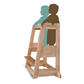 tiSsi® FELIX Leertoren voor Broers, Zussen & Tweelingen – Naturel Beukenhout by tiSsi ® Familie beginnt mit uns™
