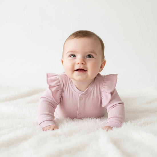 Boxpakje ruffle jersey old pink