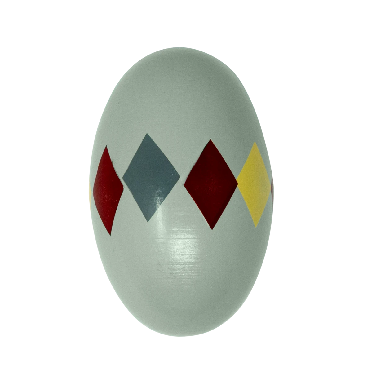 MAMAMEMO® Rattle Egg Grijs – Houten Rammelaar voor Baby vanaf 5 Maanden by Mamamemo