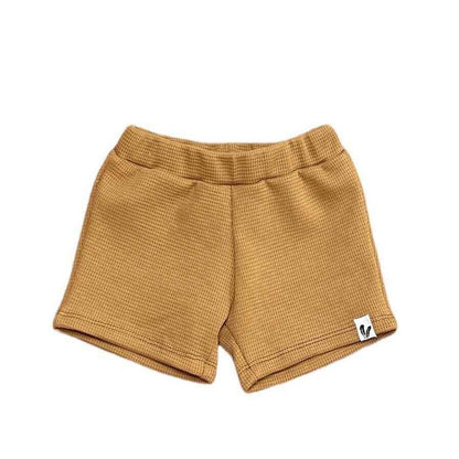 Shorts waffle camel