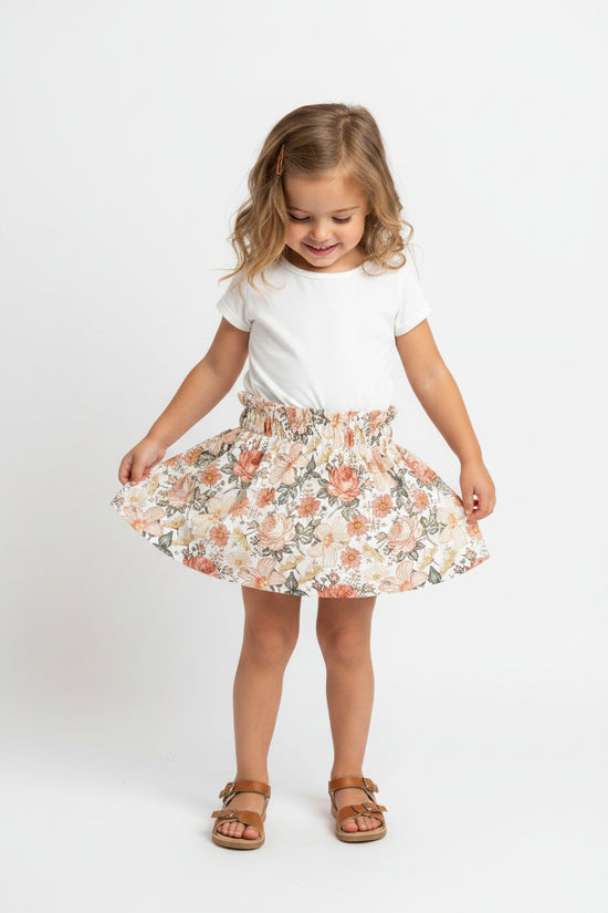 Rokje Engelse tuin crèmekleur voor een elegante look