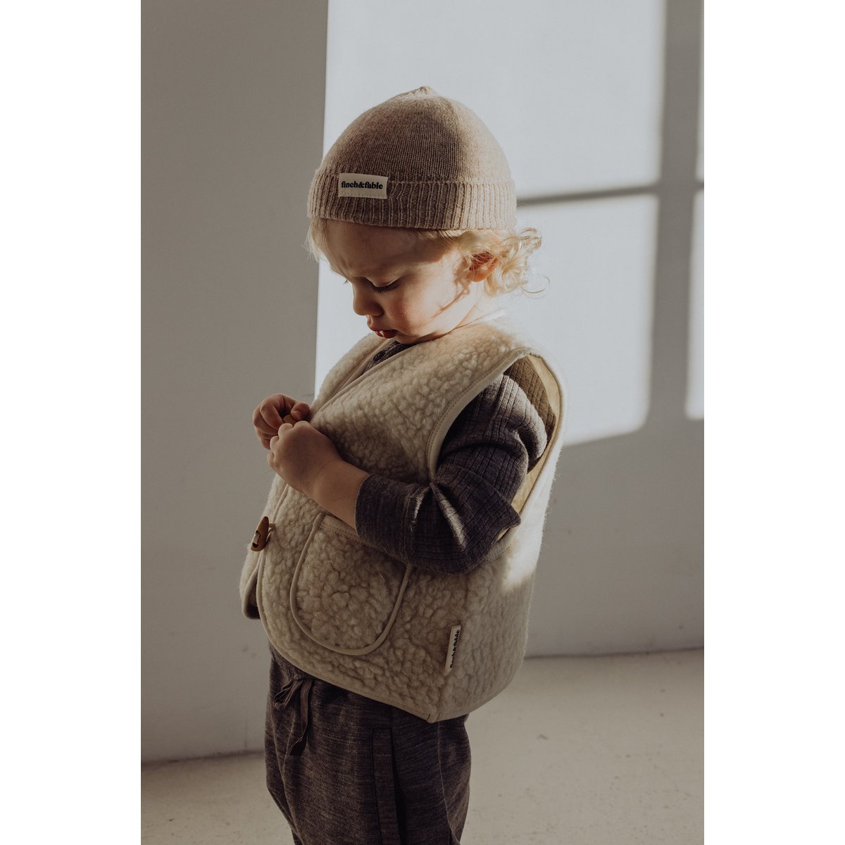 Baby Wollen Sherpavest Merino – Zacht En Warm