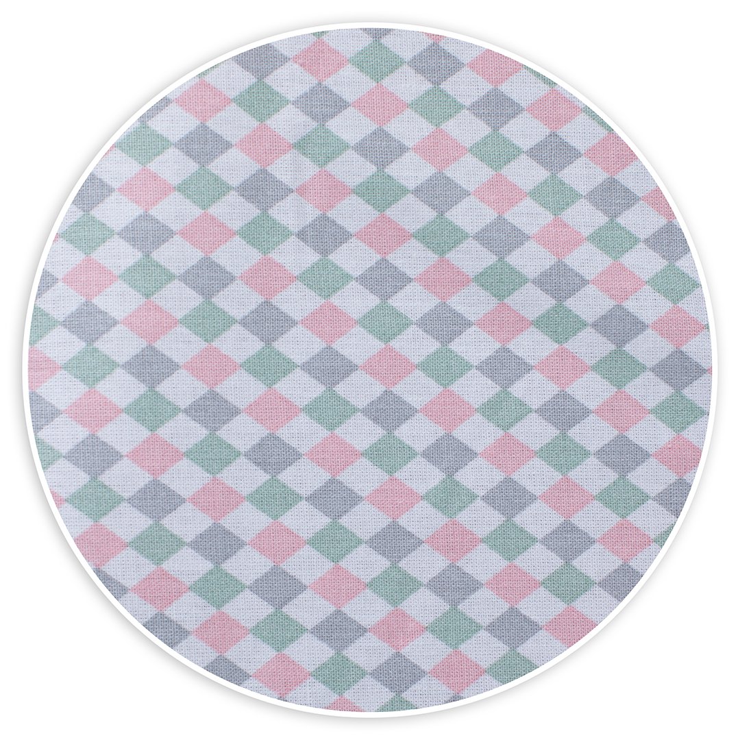 tiSsi® SOPHIE nest/inzet pastel ruit 90x40cm by tiSsi ® Familie beginnt mit uns™