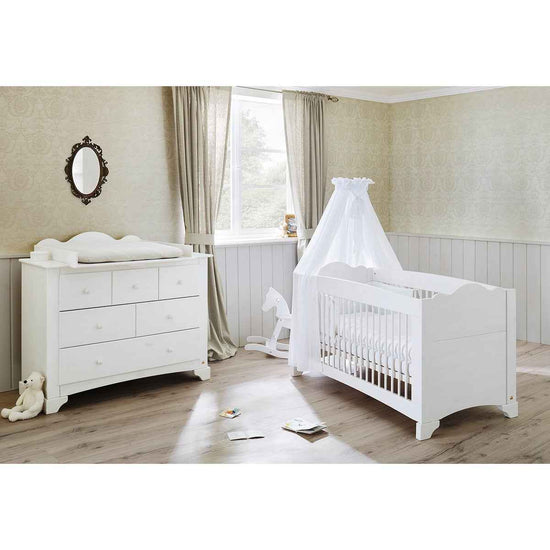Startset Pino breed2 delen: ledikant, brede commode