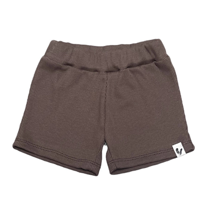 Shorts rib jersey mocha - Esjalynn kids