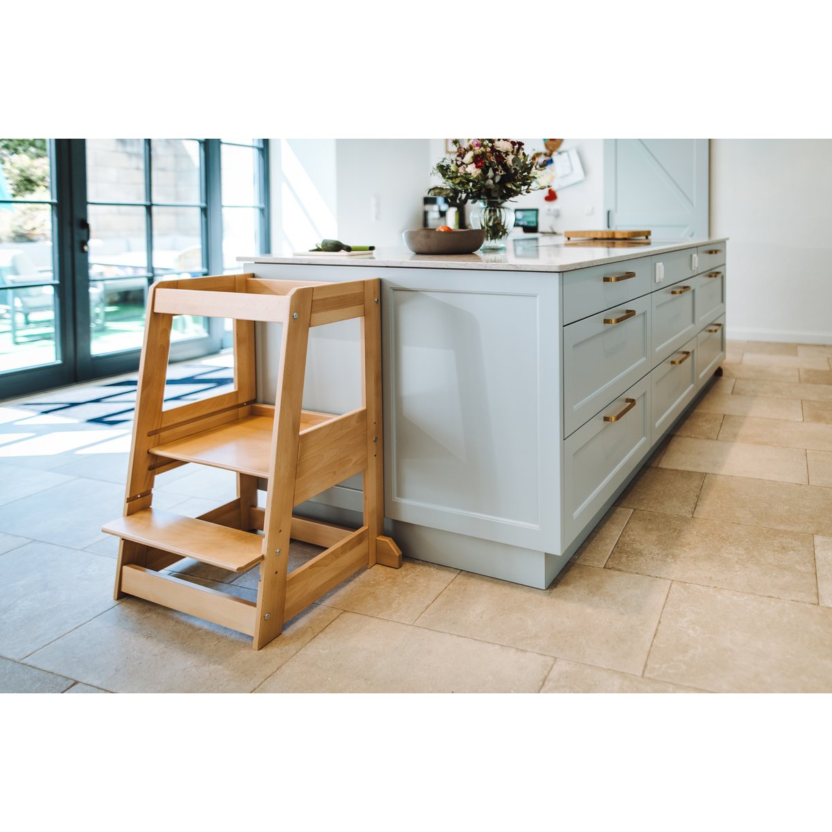tiSsi® FELIX Leertoren voor Broers, Zussen & Tweelingen – Naturel Beukenhout by tiSsi ® Familie beginnt mit uns™