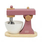 Mamamemo Houten Keukenmachine / Standmixer met Opzetstukken – kersenbloesem