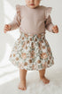 Rokje english garden peach maat 74/80