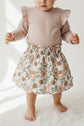 Rokje english garden peach maat 74/80