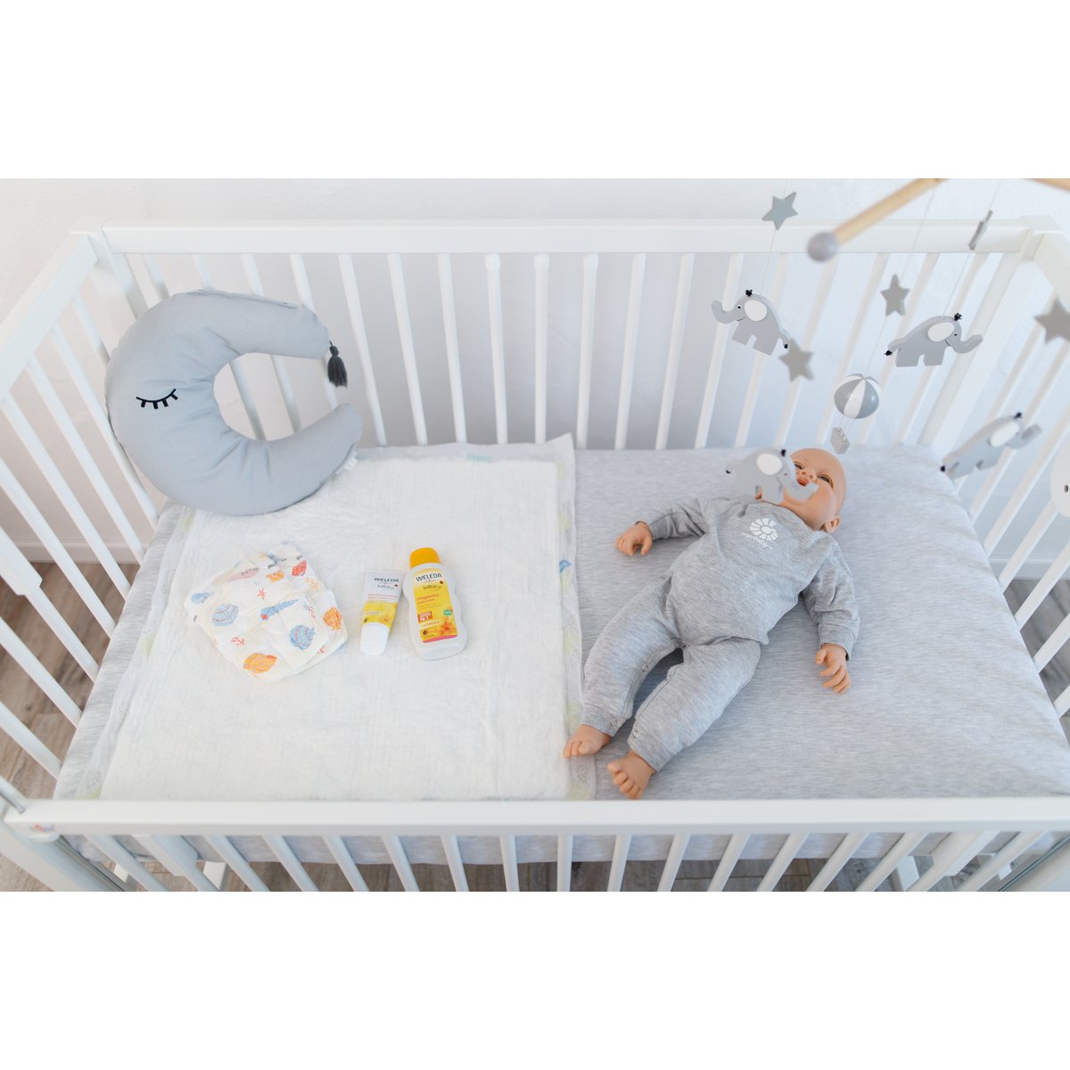 tiSsi® Hajo XXL Aanschuifbed & Wieg 120x60 cm – Wit Beukenhout by tiSsi ® Familie beginnt mit uns™