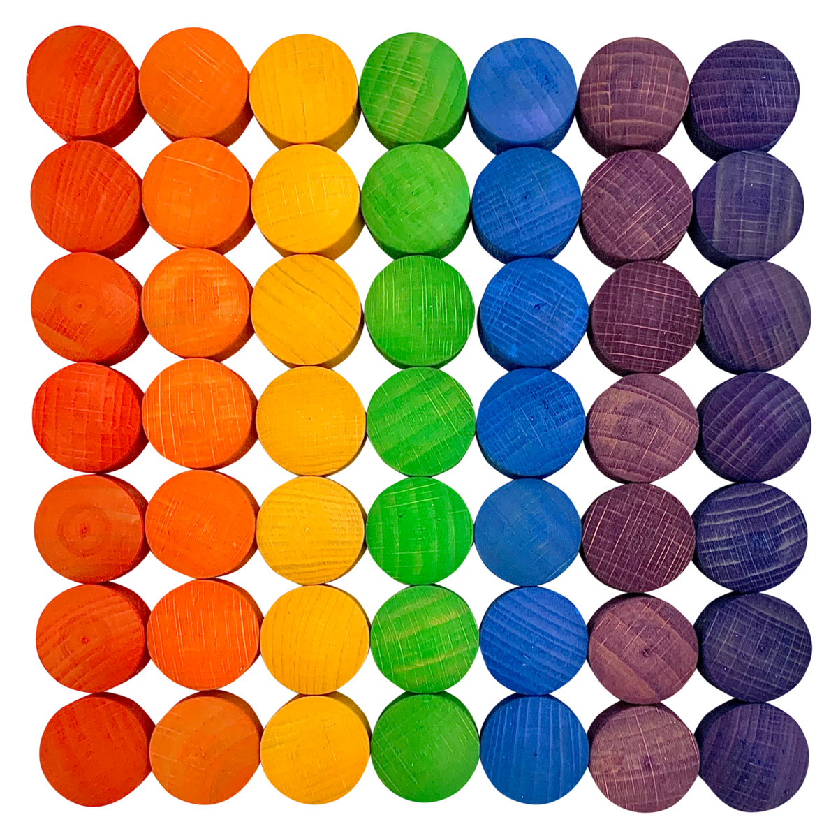 Mini Regenboog Convex Vormen 49-delig | Papoose by Papoose