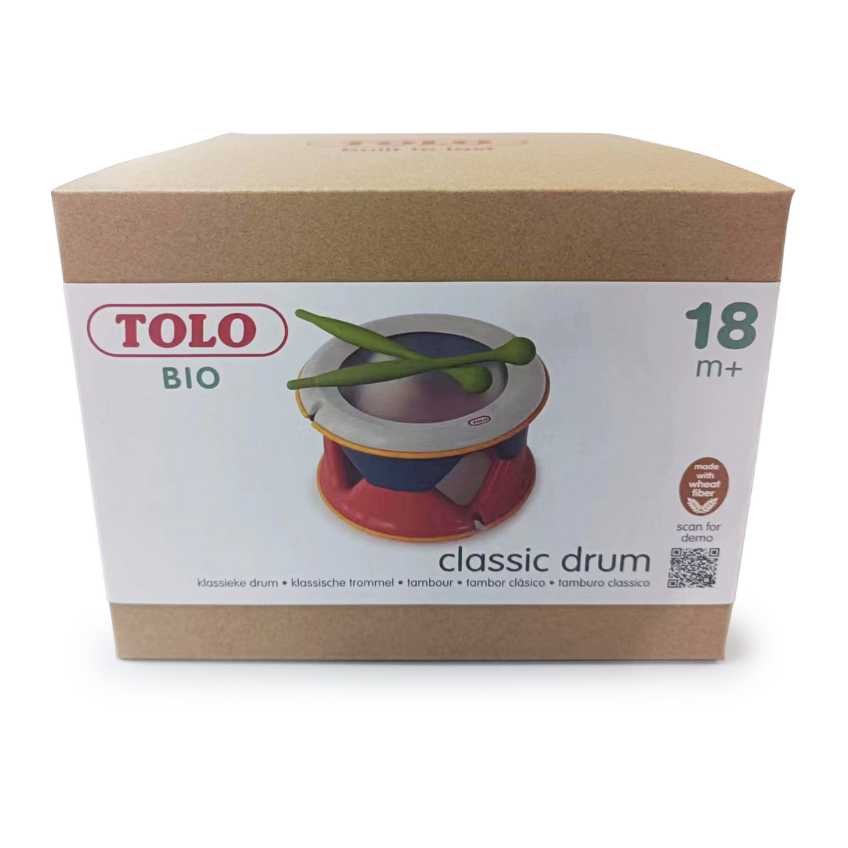 Tolo Bio Speelgoed Trommel – Duurzaam Muziekspeelgoed by Tolo