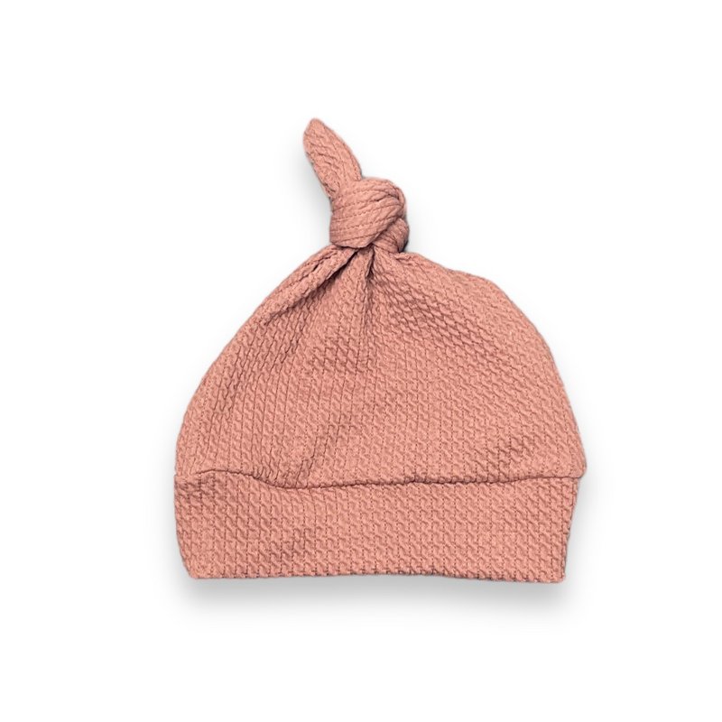 Boxpakje Ruffle Cable Clay Pink 2-delig – Mutsje | GOTS | Feathers®