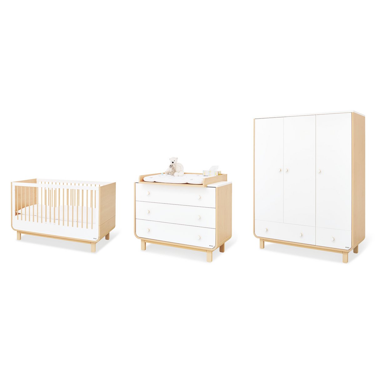 Kinderkamer "ronde" brede grote, 3 delen by Pinolino Kinderträume
