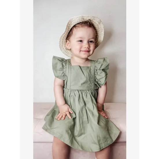 Annie & Charles® jurk gemaakt van biologisch katoen met volledige knoopsluiting