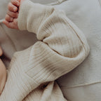 Wollen Rib Henley Baby Top – Merinowol & Tencel | Finch & Fable