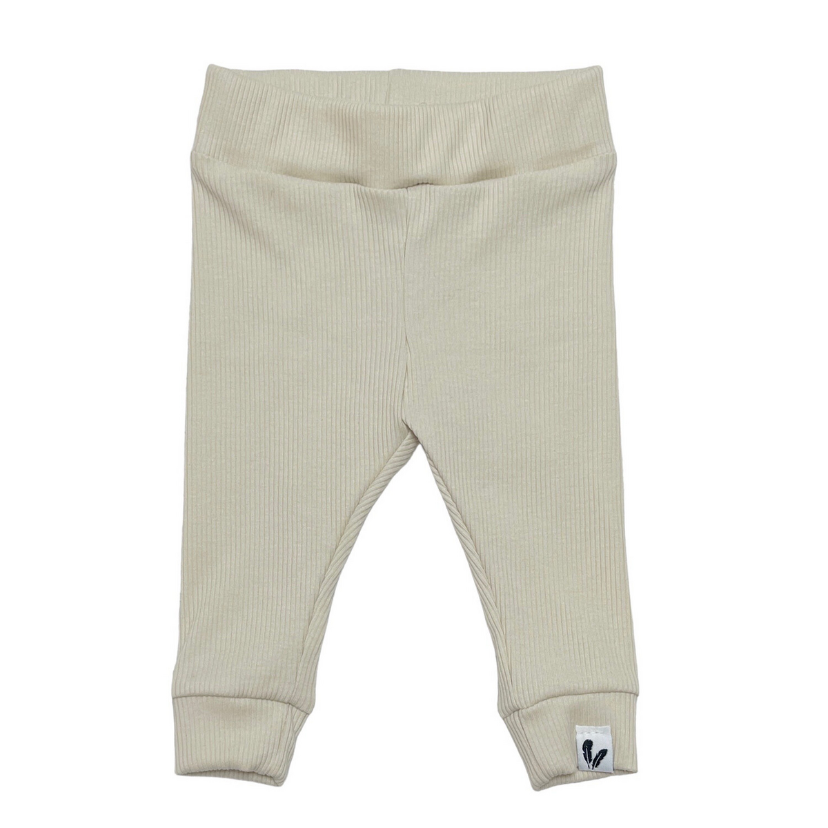 Newborn broekje rib jersey natural beige - Esjalynn kids
