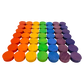 Mini Regenboog Concave Vormen 3cm 49-delig | Papoose by Papoose