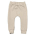 Jogger waffle dark beige