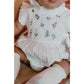 Erin Romper – Witte Romper met Geborduurde Bloemen