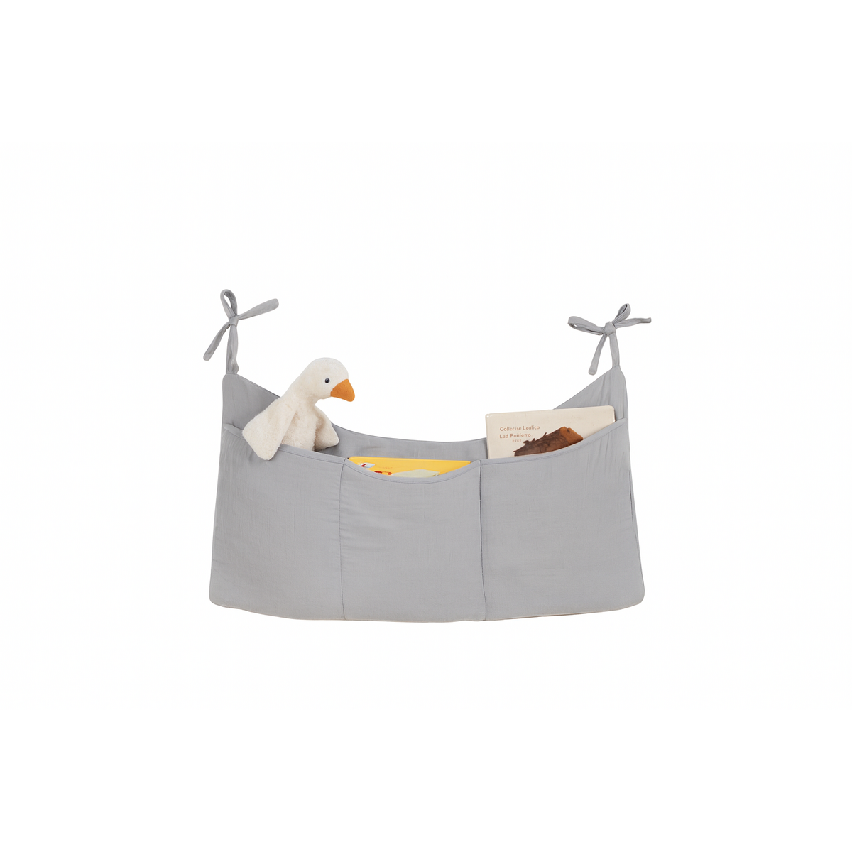 tiSsi® Mousseline Organizer voor Huisbed – Grijs by tiSsi ® Familie beginnt mit uns™