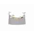 tiSsi® Mousseline Organizer voor Huisbed – Grijs by tiSsi ® Familie beginnt mit uns™