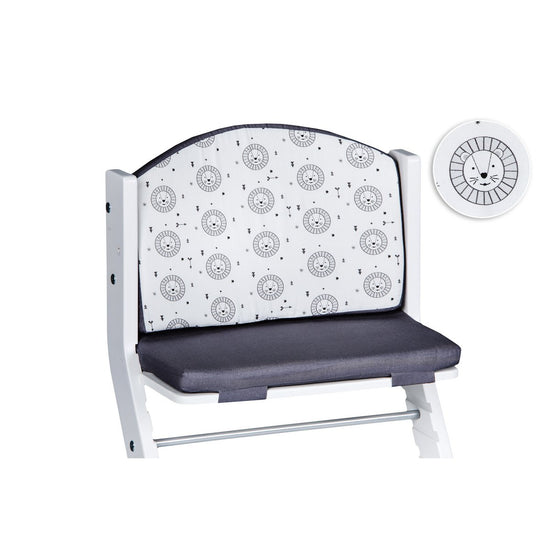 tiSsi® Zitkussen Kinderstoel – Grey Lion | 100% Katoen by tiSsi ® Familie beginnt mit uns™