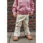 Calla Cardigan – Zacht Gebreid Vest met Bloemdetails