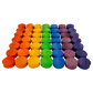 Mini Regenboog Convex Vormen 49-delig | Papoose by Papoose