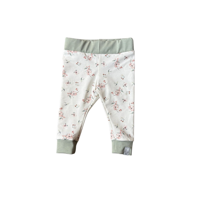 Newborn broekje combi cherry/green