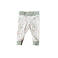 Newborn broekje combi cherry/green
