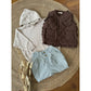 Piper Ruffle Vest – Stijlvol Gilet met Speelse Ruches