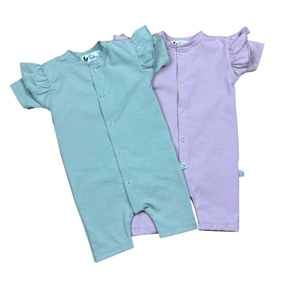 Boxpakje zomer ruffle jersey old pink
